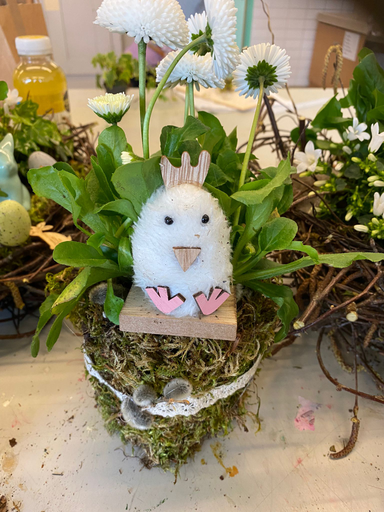 Blumen machen Freude - Osternest gestalten